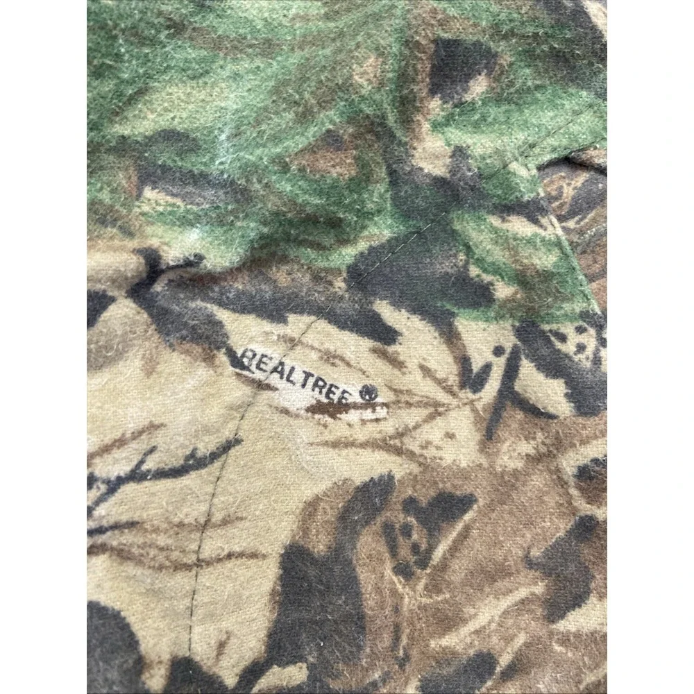 Vintage Rattlers Brand Jacket Mens XXL Realtree Camo Bomber 90s Hunting Outdoors